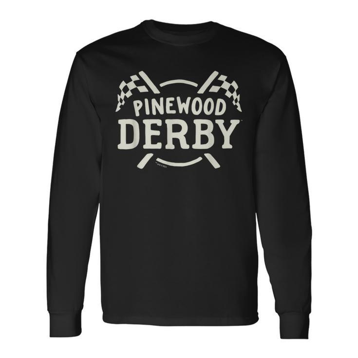 Officially Licensed Pinewood DerbyRace Flags Long Sleeve T-Shirt