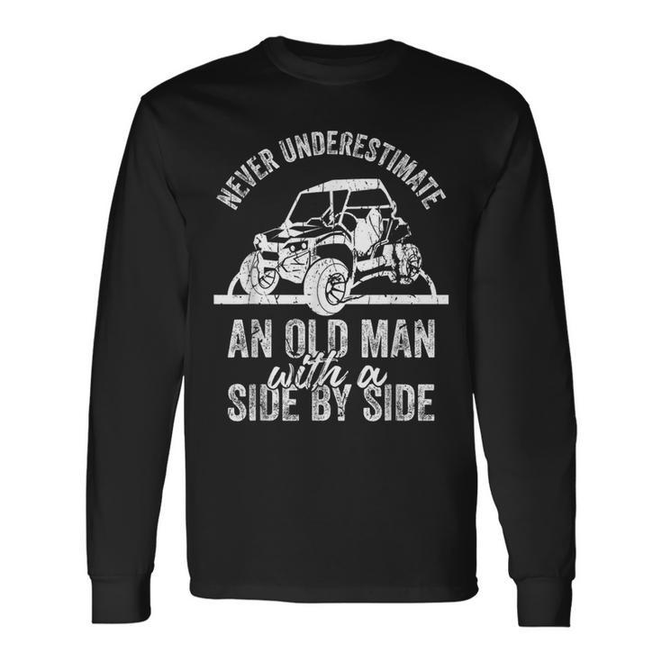 Offroad Grandpa Dad Offroad Side-By-Side Long Sleeve T-Shirt