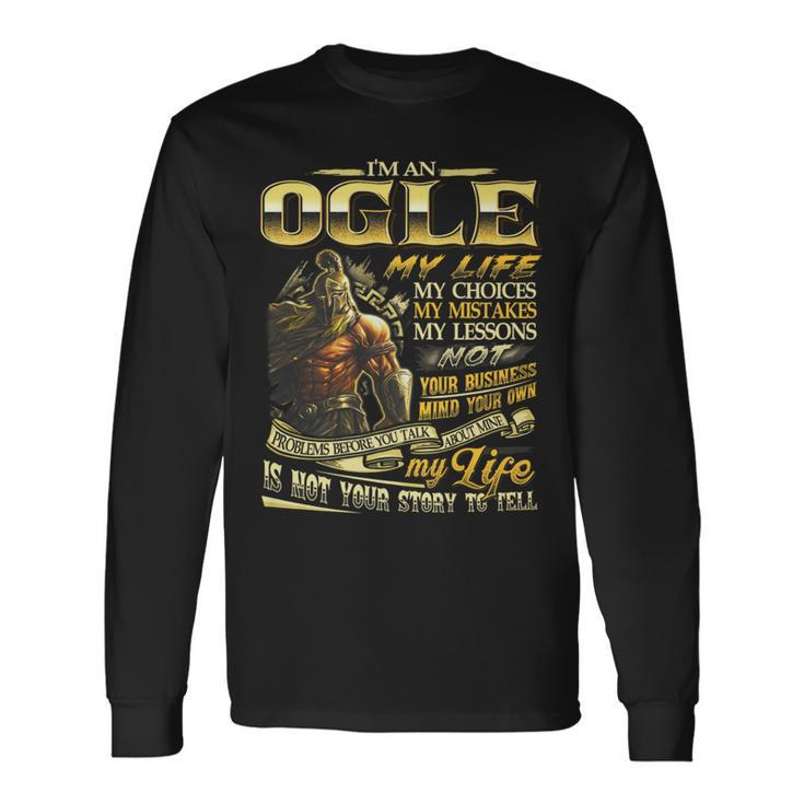 Ogle Family Name Ogle Last Name Team Long Sleeve T-Shirt