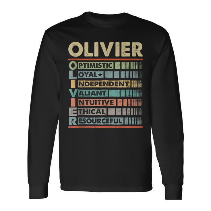 Olivier Family Name Olivier Last Name Team Long Sleeve T-Shirt