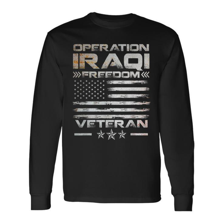 Operation Iraqi Freedom  Oif Veteran Long Sleeve T-Shirt