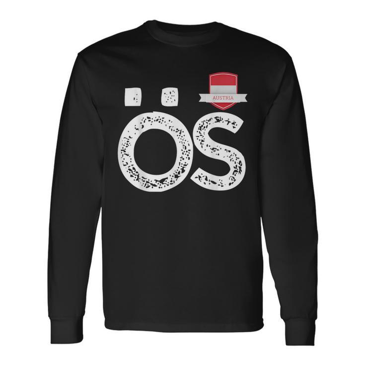 Österreich Menschenflagge Buchstaben Ö Und S Österreich Österreich Langarmshirts Geschenkideen