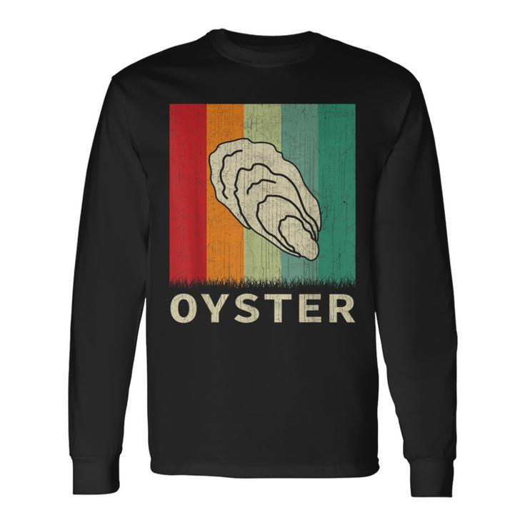 Oyster Retro Style Vintage Animal Lovers Long Sleeve T-Shirt