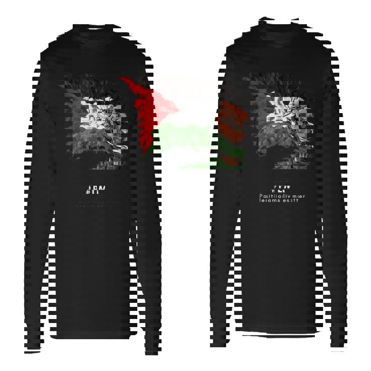 Palestina Con Diseño De Hada Palestina Camiseta de manga larga