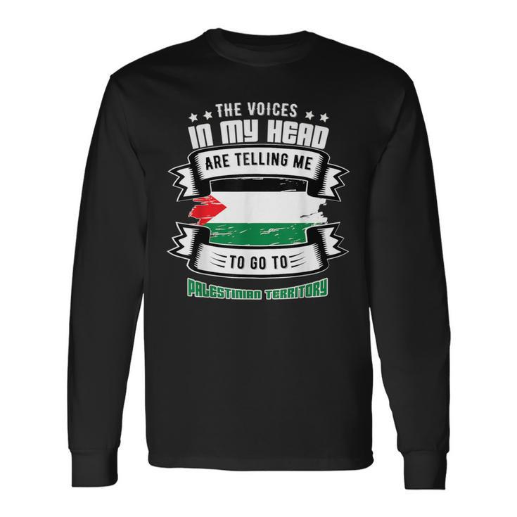 Palestinian Territory In My Head Long Sleeve T-Shirt Gifts ideas