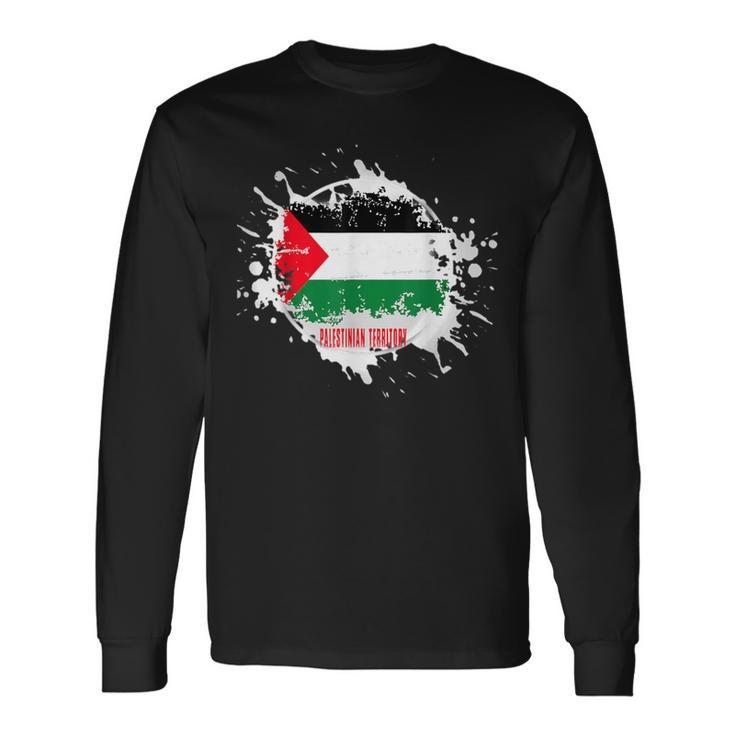 Palestinian Territory Splash Long Sleeve T-Shirt
