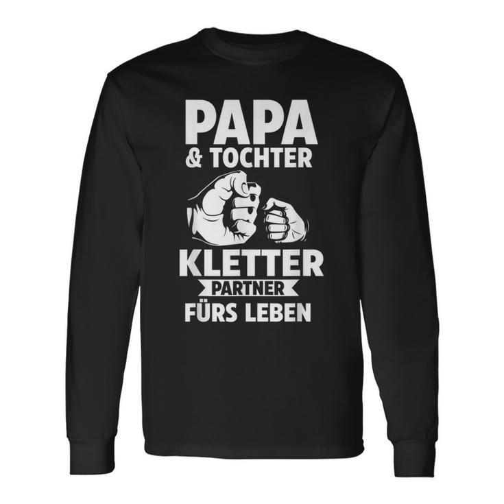 Papa & Tochter Kletterpartner Climbing Langarmshirts Geschenkideen