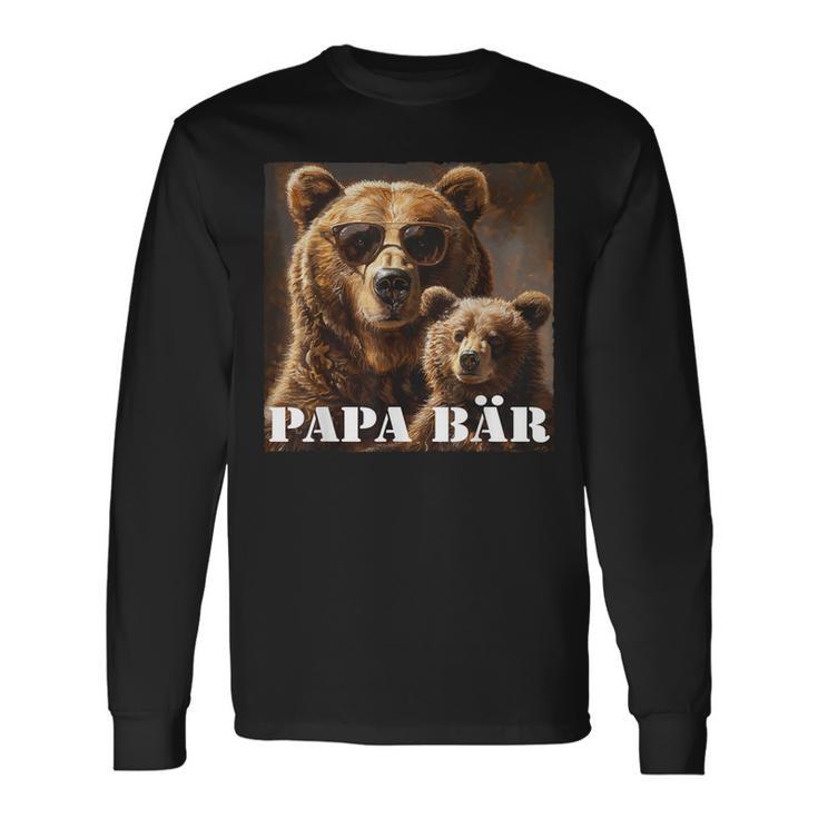 Papa Bär Geschenkatertag & Geburtstag Für Den Besten Papa Langarmshirts Geschenkideen