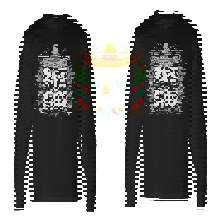 Papa Cito Cinco De Mayo Father's Day Fiesta Squad Long Sleeve T-Shirt