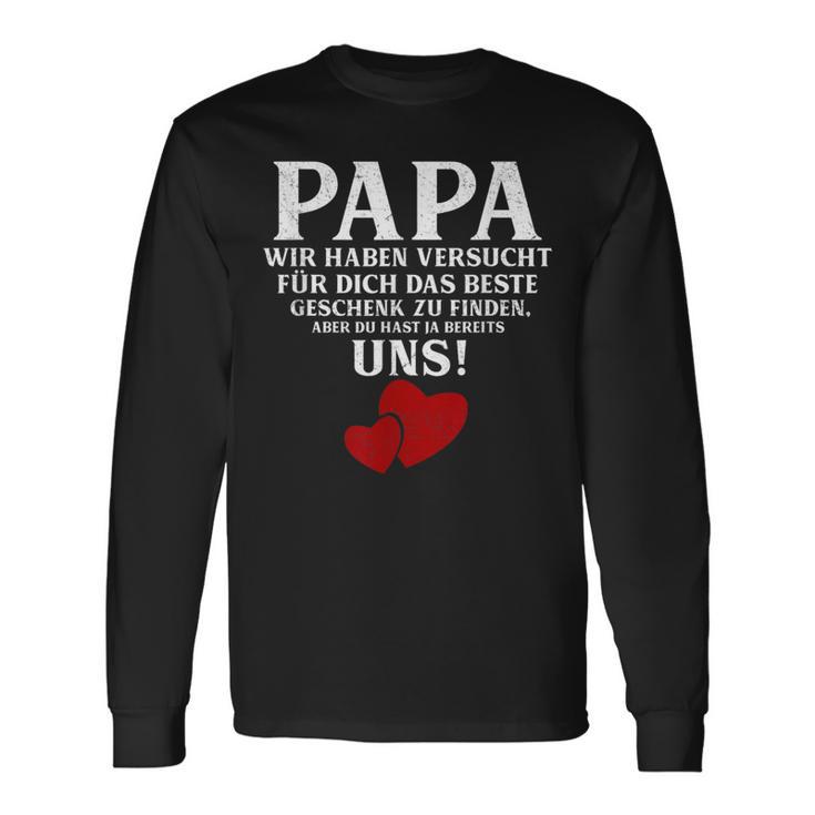 Papa Du Hast Unsater & Tocher Son Partner Look Langarmshirts Geschenkideen