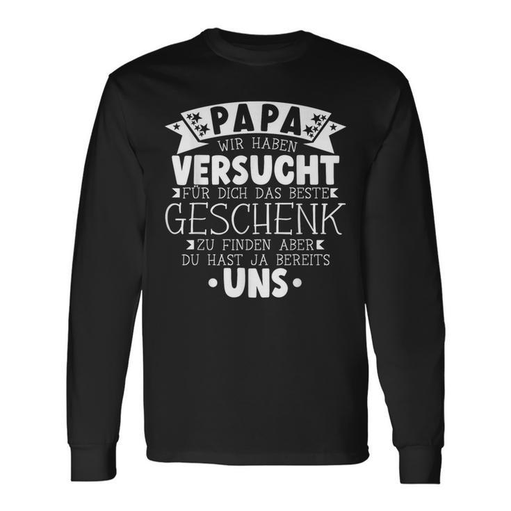 Papa Sohn & Tochter Father's Day Best Papa Partner Look S Langarmshirts Geschenkideen