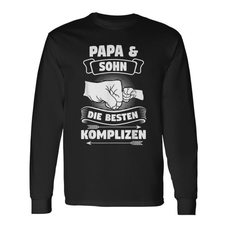 Papa Sohn Die Beste Komplizen Black S Langarmshirts Geschenkideen