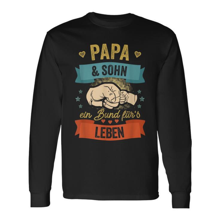 Papa Und Sohn Ein Bund Für's Leben Father's Day Super Papa Langarmshirts Geschenkideen