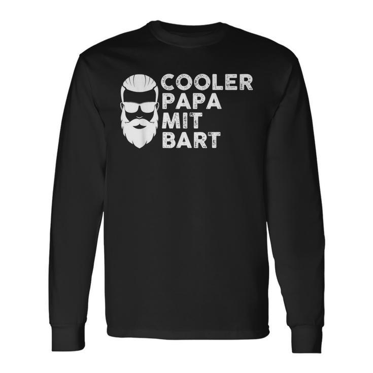 Papaater Bärtig Bartträger Schnurrbart Bart Langarmshirts Geschenkideen