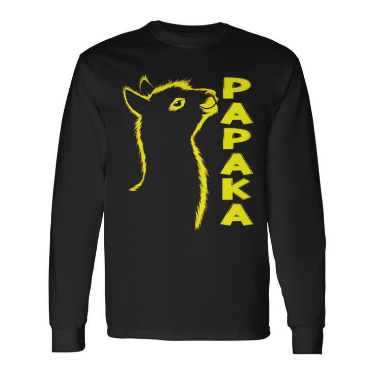 Papakaatertag Bester Papa Alpaka Langarmshirts Geschenkideen