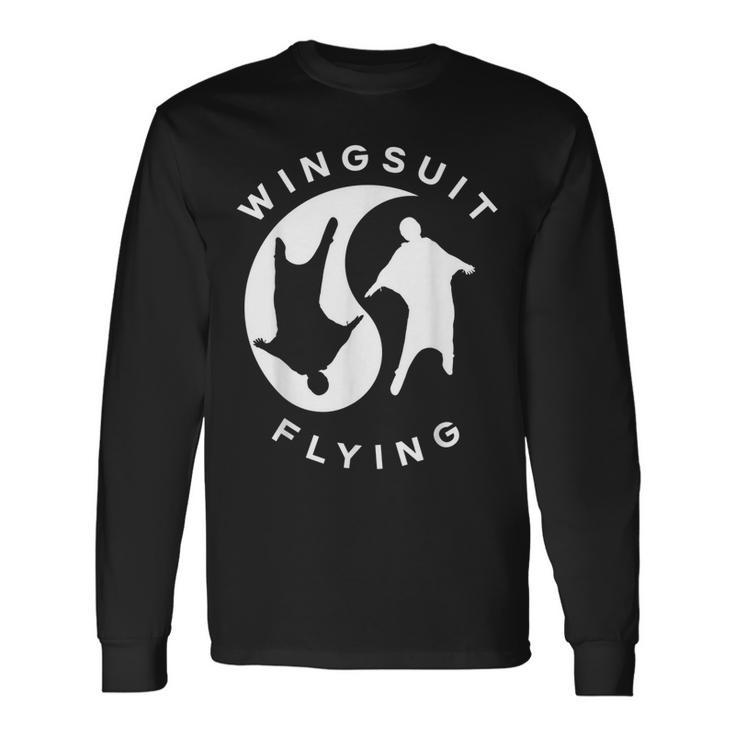 Parachutist Parachuting Skydiver Wingsuit Flying Long Sleeve T-Shirt Gifts ideas