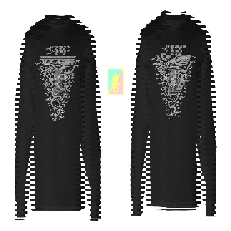 Parachutiste Legion Etrangere 2 Rep Soldat Cadeau T-shirt à manches longues