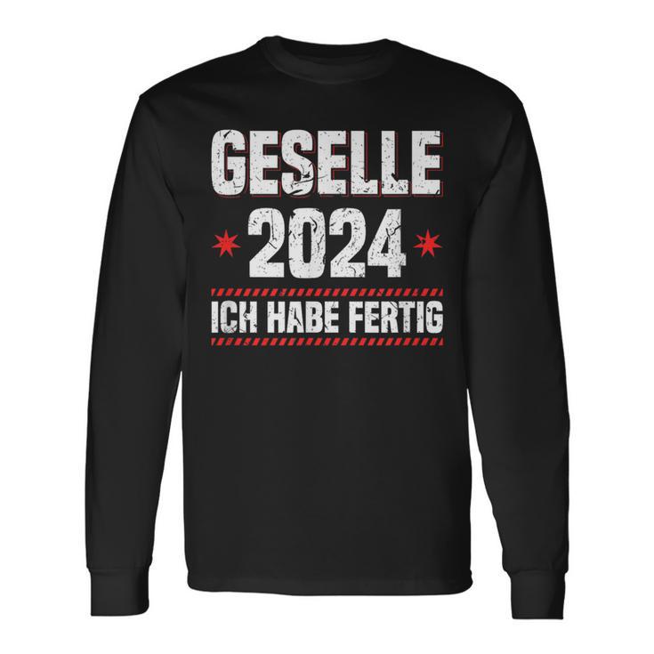 Passed Exam Geselle 2024 Azubi Langarmshirts Geschenkideen