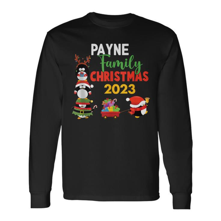 Payne Family Name Payne Family Christmas Long Sleeve T-Shirt