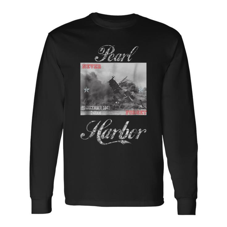 Pearl HarborNavy Veteran Long Sleeve T-Shirt Gifts ideas