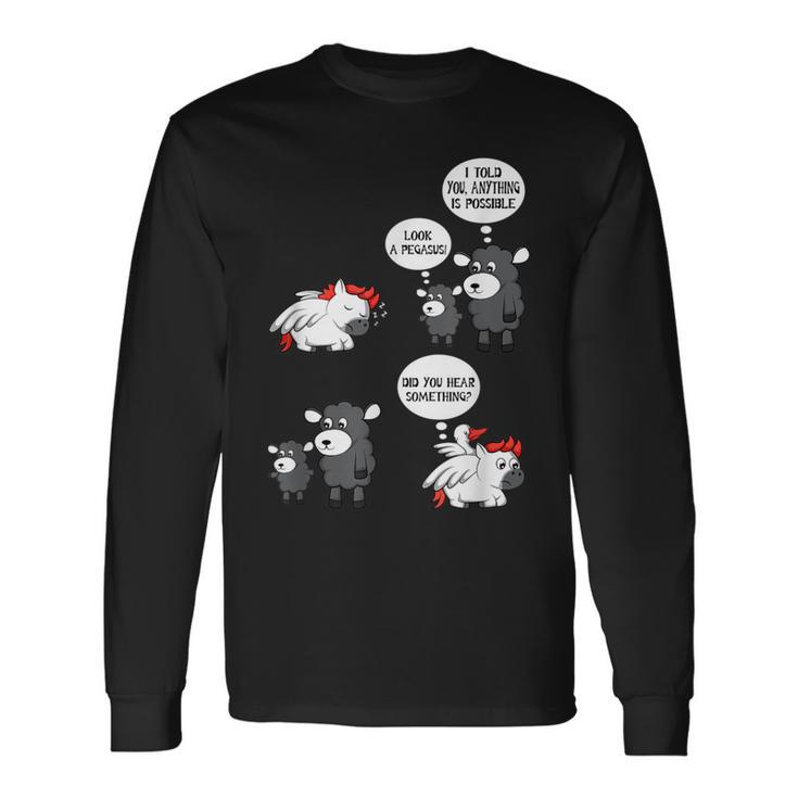 Pegasus  Illustrator Long Sleeve T-Shirt