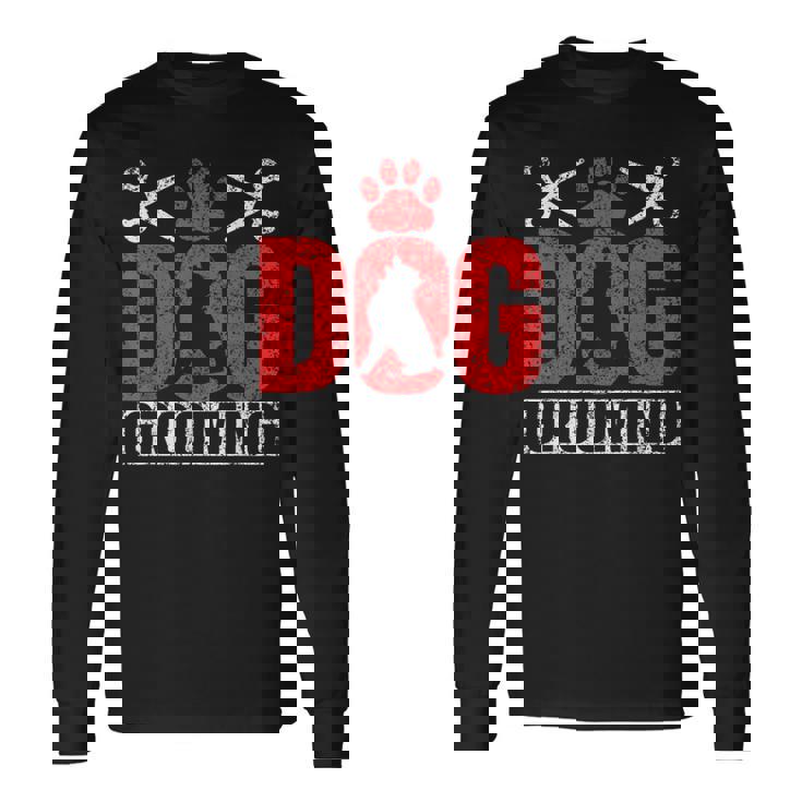 Peluquería Canina Bonito Perros Grooming Perro Camiseta de manga larga