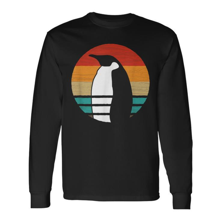 Penguin Retro Style Vintage Long Sleeve T-Shirt Gifts ideas