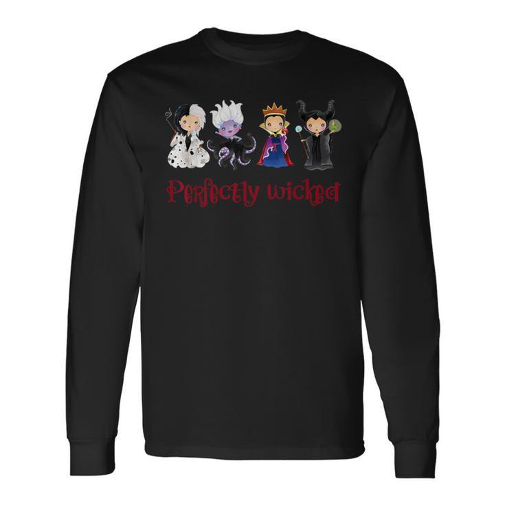 Perfectamente Wickedillano Reina Malvada Cuento De Hadas Camiseta de manga larga