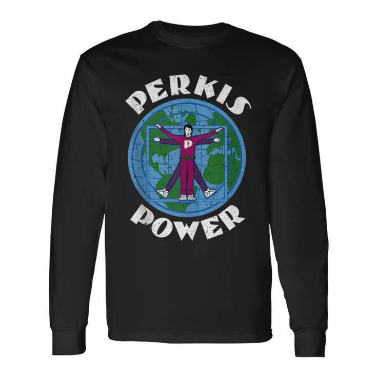 Perkis Power Camp Counselor For Men Long Sleeve T-Shirt