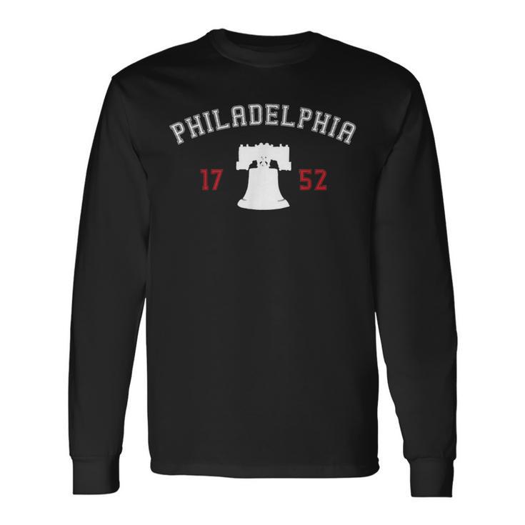 Philadelphia City In Pennsylvania Vintage Long Sleeve T-Shirt