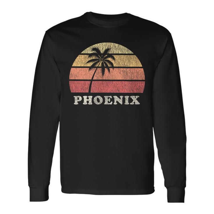 Phoenix Az Vintage 70S Retro Throwback Long Sleeve T-Shirt