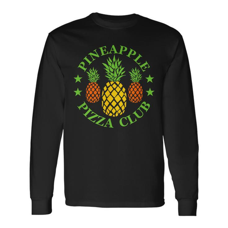 Pineapple Pizza Club Long Sleeve T-Shirt