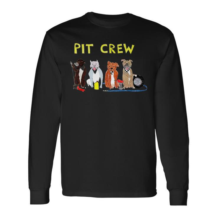 Pit Crew Dogs For Women Long Sleeve T-Shirt Gifts ideas