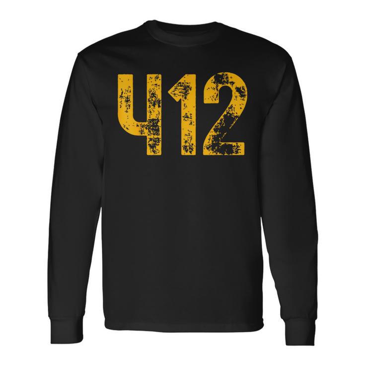 Pittsburgh Pennsylvania 412 Sl City Home Pride Long Sleeve T-Shirt