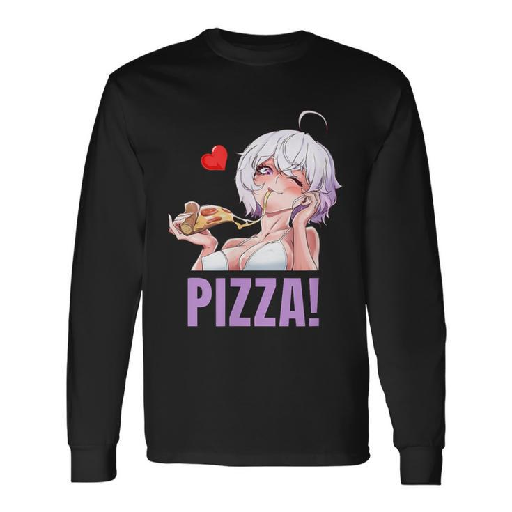 Pizza Lover Anime Langarmshirts Geschenkideen