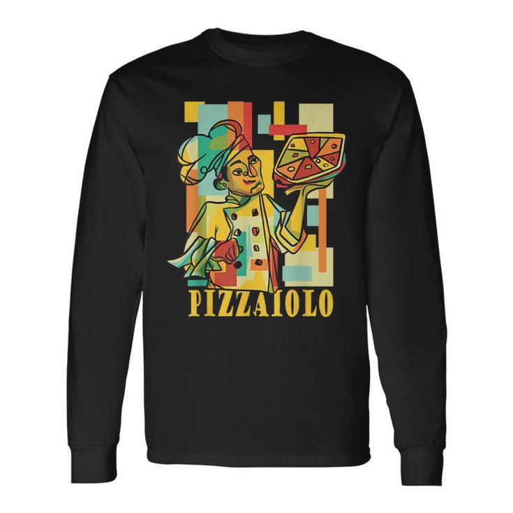 Pizzabäcker Pizzaiolo Langarmshirts Geschenkideen