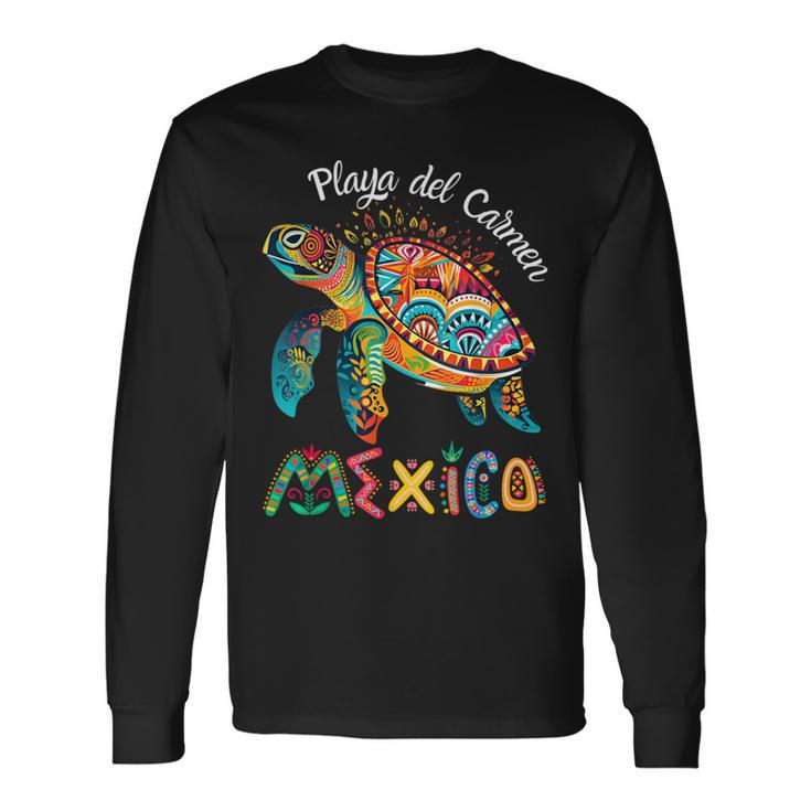 Playa Del Carmen Mexico Playa Souvenir Long Sleeve T-Shirt Gifts ideas