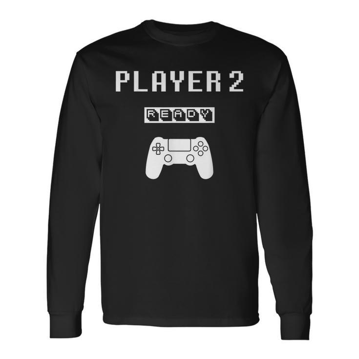 Player 1 Player 2 Ready Player Ps Game 5 Dad Day Brother Long Sleeve T-Shirt