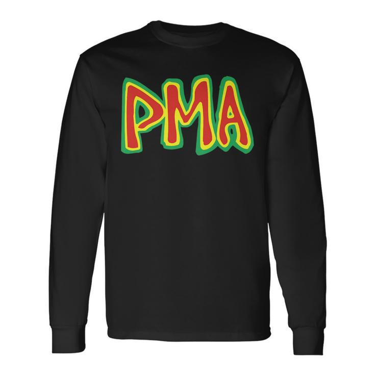 Pma Positive Mental Attitude Classic Hardcore Punk Dc Ny Long Sleeve T-Shirt