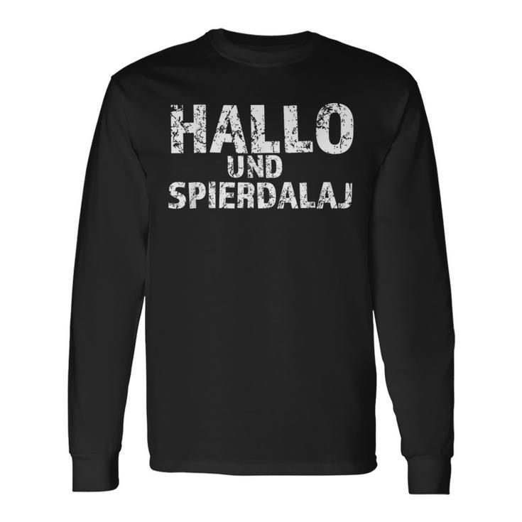 Polska Hello And Spierdalaj Polish Slogan Langarmshirts Geschenkideen