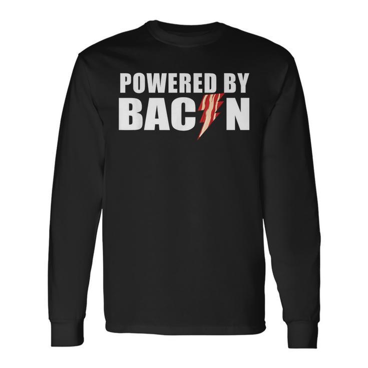 Powered By Bacon Long Sleeve T-Shirt