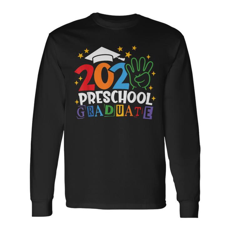 Preschool Graduate 2024 Proud Family Senior Graduation Day Long Sleeve T-Shirt Gifts ideas