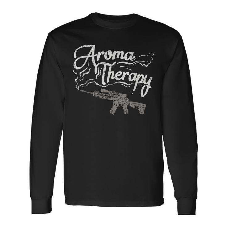 Pro Gun Loves The Smell Of Gun Powder For Gun Lovers Long Sleeve T-Shirt