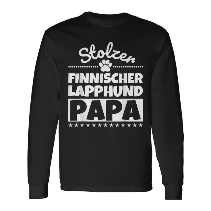 Proud Finnish Lapphund Dad Langarmshirts Geschenkideen