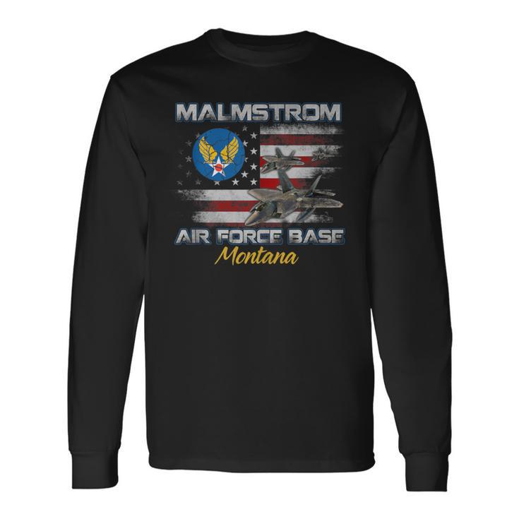 Proud Malmstrom Afb Air Force Base Montana Mt Veterans Day Long Sleeve T-Shirt