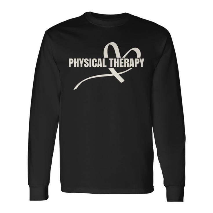 Pta Physiotherapy Pt Therapist Love Physical Therapy Long Sleeve T-Shirt Gifts ideas