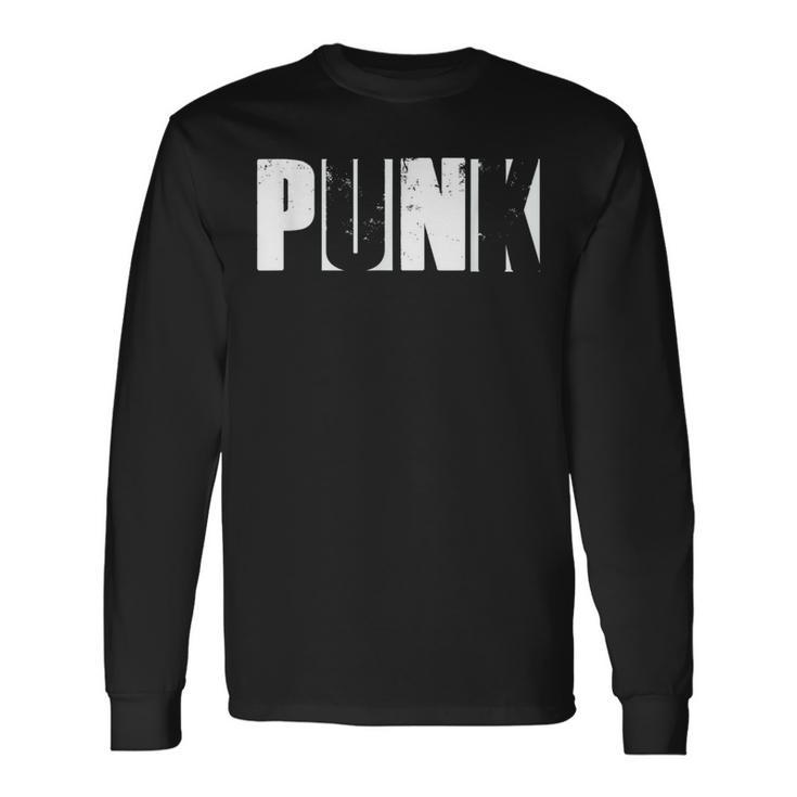 Punk Das Ist Meine Musik Rock Punker Langarmshirts Geschenkideen