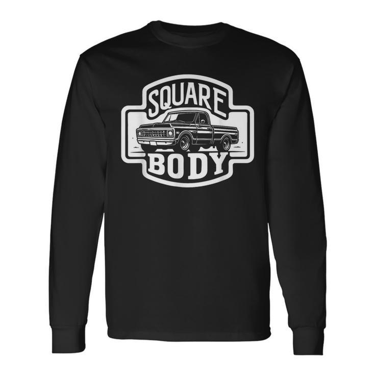 Quadratische Karosserie Für Alten Hubwagenfahrer Langarmshirts Geschenkideen