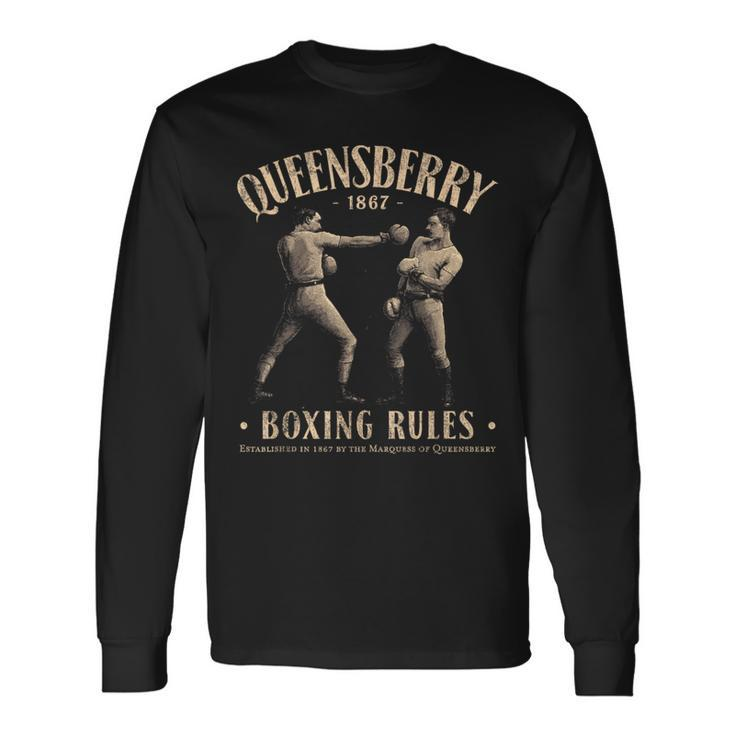 Queensberry Boxing Rules Long Sleeve T-Shirt