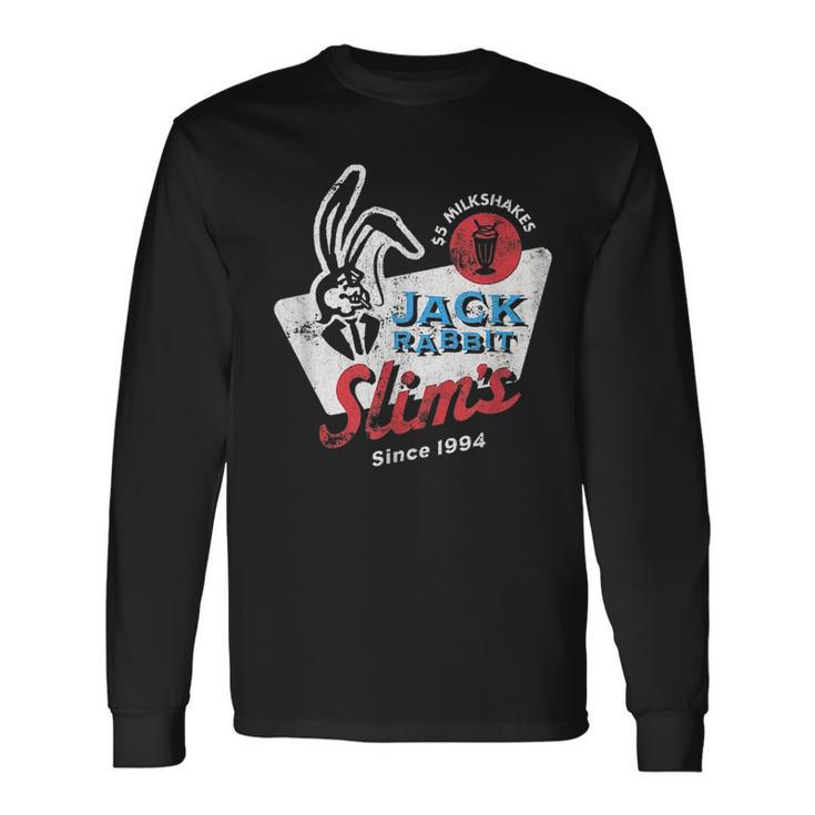 Rabbit Jack Slim's Pulp Milkshake Restaurant Retro Vintage Long Sleeve T-Shirt